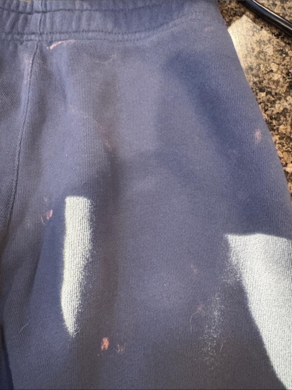 Brandy Melville Navy Blue Wide-Leg Sweatpants - Picture 3 of 3